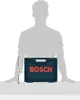 A silhouette of a person holding a Bosch tool case. Anteprima dell’immagine prodotto