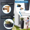 4rain VASO DECOR 2w1 zbiornik na deszczówkę 220 l, graphite Podgląd zdjęcia produktu 4