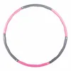 Gymstick Fitness-Hula-Hoop-Reifen 1,5 kg Grau/Rosa Produktbild-Vorschau 1