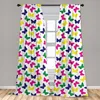 ABAKUHAUS Modern Vorhänge, Gardinen, Regenbogen-bunte Produktbild-Vorschau 3