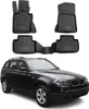 2003-2010 BMW X3 E83 Tappetini TPE Nero 4 pezzi Anteprima dell’immagine prodotto 1