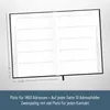 paper&you Adressbuch / A5 / Black Edition / vom Produktbild-Vorschau 3