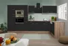 Küche Küchenzeile  Winkelküche Eiche York schwarz Oliver Produktbild-Vorschau 8