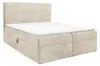 MEBLINI Boxspringbett mit Bettkasten - 200x220 - H4/Beige Produktbild-Vorschau 2