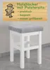Holzhocker mit verschiedenen Polsterfarben Massivholzsitz Produktbild-Vorschau 10