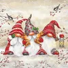 20 Servietten Three Dwarfs - Drei rote Wichtel an Zweige Produktbild-Vorschau 1