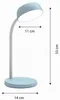 Unilux - bureaulamp Tamy, LED, blauw Podgląd zdjęcia produktu 2