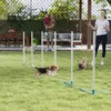 PawHut Hunde Agility Training Slalomstangen für Haustiere Produktbild-Vorschau 2