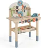 Holzwerkbank für Kinder mit Magnetgestell und Werkzeugset Produktbild-Vorschau 2