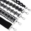 Lot de 12 colliers ras du cou en dentelle noire avec Voir les images du produit 19