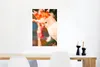 MuchoWow® Poster Ein weißer Kakadu mit einem farbigen Kamm Produktbild-Vorschau 5