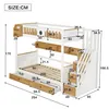 Merax Etagenbett 90x200cm mit Treppe und Schließfächer, Produktbild-Vorschau 7