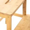 HOMLA PASSO Bambusový stolička prírodná 42,7x40x49,6 cm Náhľad obrázku produktu 6