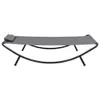 The Living Store Gartenbett Grau 200×90 cm Stahl Produktbild-Vorschau 4