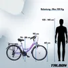 24 Zoll Fahrrad Shimano 21 Gang Mädchenfahrrad Lila mit Produktbild-Vorschau 6
