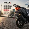 Motorroller 50 ccm Burnout BAD s Grau 25 km/h Produktbild-Vorschau 4