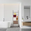 Relaxdays Handtuchleiter, 5 Sprossen & Haken, HxB: 178x58 Produktbild-Vorschau 2