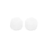 Two white silicone earbud tips are shown against a white background. Produktbild-Vorschau