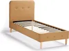 Einzelbett 1 Piazza Nordico Stoff und Holz mit Netz 80x190 Produktbild-Vorschau 4