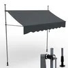 ONBEST Balkonmarkise ohne Bohren 300 x 120 cm mit Kurbel Produktbild-Vorschau 1