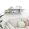 vidaXL Étagère TV murale gris béton 125x18x23 cm Bois Voir les images du produit 10