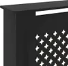 MDF Heizkörperverkleidung Schwarz 205 cm Produktbild-Vorschau 6