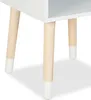 Relaxdays 10051019, Stolik nocny, Naturalny, Biały, MDF, Podgląd zdjęcia produktu 6