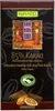 A chocolate bar wrapper with a colorful illustration of people and a doorway, along with images of cocoa beans and chocolate pieces. Náhled obrázku produktu