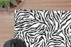 MuchoWow® Schreibtischunterlage Tigerdruck - Schwarz - Weiß Produktbild-Vorschau 2