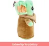A side view of a Baby Yoda plush toy. Produktbild-Vorschau