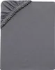Spannbettlaken, 100x200 cm, Baumwolle, grau Produktbild-Vorschau 1