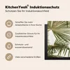 KitchenYeah© Herdabdeckplatte Palmwedel - Grün - Natur , Produktbild-Vorschau 6