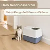 Hop In Katzenklo XXL große Katzen Katzenklo hoher Rand Produktbild-Vorschau 5