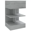vidaXL Nachttische 2 Stk. Grau Sonoma 40x35x65 cm Produktbild-Vorschau 4