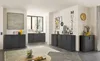 Sideboard >BC 1040< 3 Türen, 2 Schubladen, anthrazit Náhled obrázku produktu 3