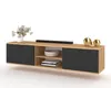 Fernsehschrank TV-Lowboard KING HÄNGEND Craft Eiche/Schwarz Produktbild-Vorschau 1