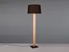 Dimmbare LED Stehlampe H: 150cm mit Holz und Produktbild-Vorschau 3
