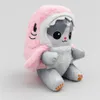 Plüschtier Katze 25 cm im Rosa Haikostüm – Weiches Produktbild-Vorschau 1