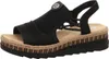 Rieker Damen Keilsandalette Sandale Modeschuh schwarz 38 Produktbild-Vorschau 95