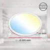 Plafone LED faretto 3xGU10 3000K orientabile 12W nichel Anteprima dell’immagine prodotto 4