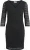 Vila Chikka Lace Langarmkleid Schwarz S Frau Schwarz S Produktbild-Vorschau 3