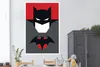 MuchoWow® Poster Batman-Illustration mit rotem Hintergrund Produktbild-Vorschau 2