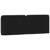 The Living Store Kopfteil-Kissen Schwarz 120 cm Samt Produktbild-Vorschau 8