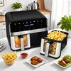 Heißluftfritteuse XXL doppel Airfryer 2600W / 9L (2x 4,5L Produktbild-Vorschau 8