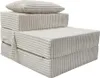 A folded mattress with a pillow on top, displayed against a white background. Produktbild-Vorschau