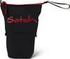 A black pencil case with red accents and branding. Produktbild-Vorschau