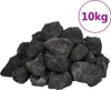 vidaXL Lavagranulat 10 kg Schwarz 3-5 cm Produktbild-Vorschau 1