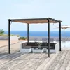 Outsunny Pergola Pavillon mit einstellbarem Stoffdach 3 x Produktbild-Vorschau 2