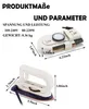 Reisebügeleisen 100-240V Dual Voltage, Mini Bügeleisen Produktbild-Vorschau 5