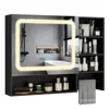 Puluomis Spiegelschrank Bad 80cm mit 3 färbiger dimmbarer Produktbild-Vorschau 1